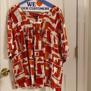 Nine West Silk Tunic Top